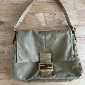💕SOLD💕FENDI Suede Baguette